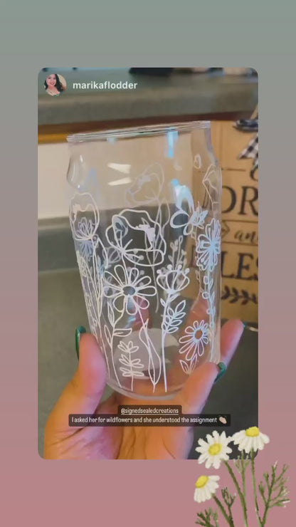 Custom Can Glass Cup